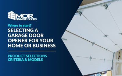 Working with Garage Openers | Making a Product Selection